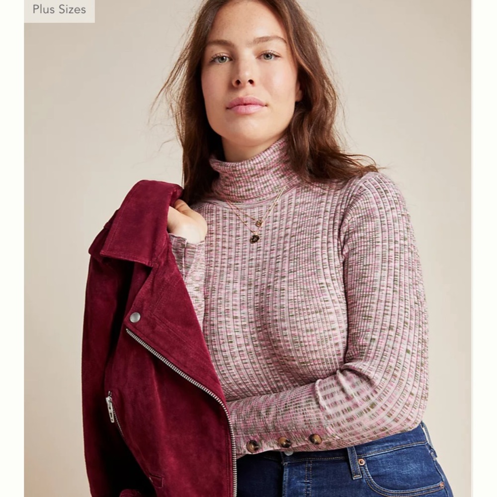 Anthropologie black turtle neck. Only worn ONCE! Size 2x